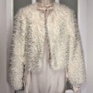 CASTING LA Cropped Teddy Jacket